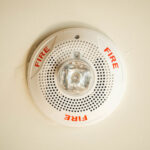 Addressable fire detector on commercial building